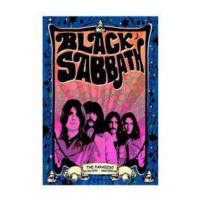 Black Sabbath Print Vintage Concert Poster Wall Art  170